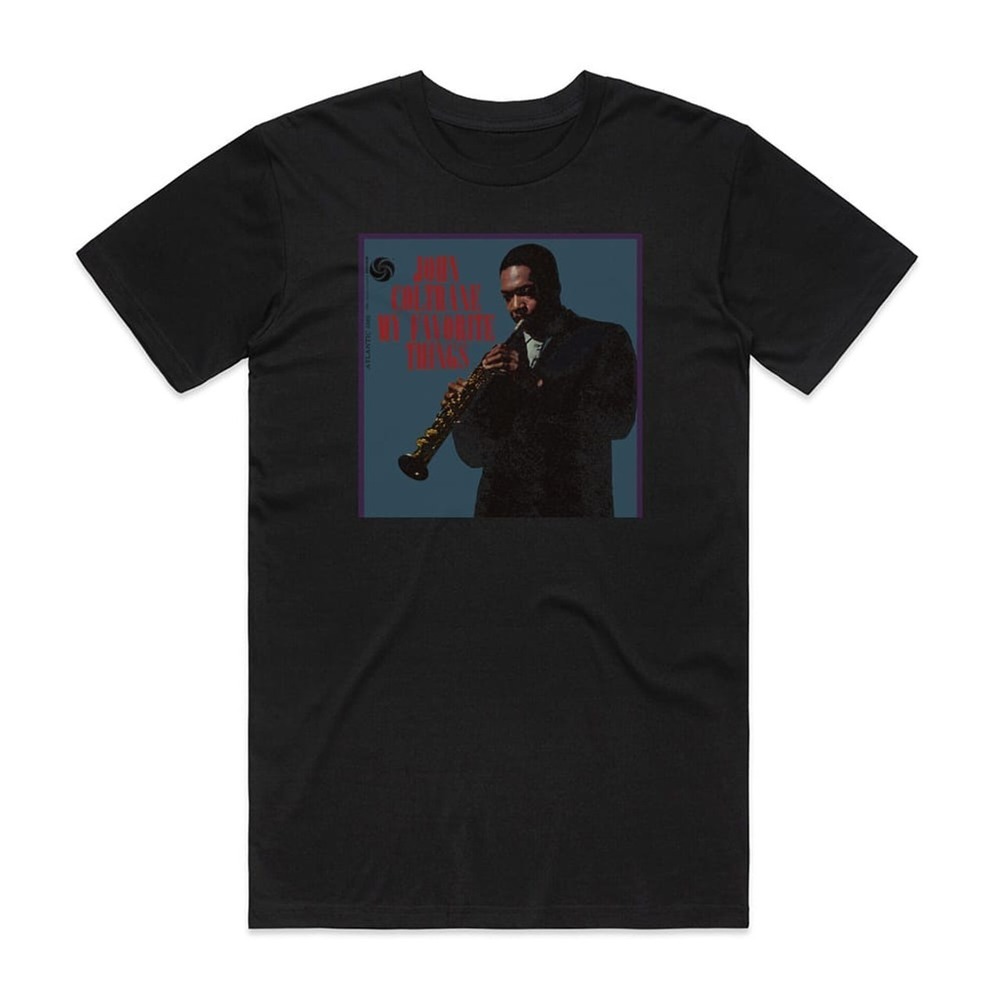 John Coltrane My Favourite Things Album Cover T-Shirt Black